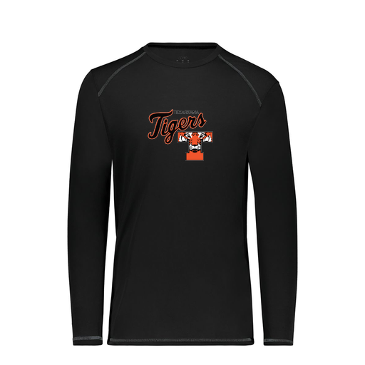 [6845.080.S-LOGO2] Men's SoftTouch Long Sleeve (Adult S, Black, Logo 2)