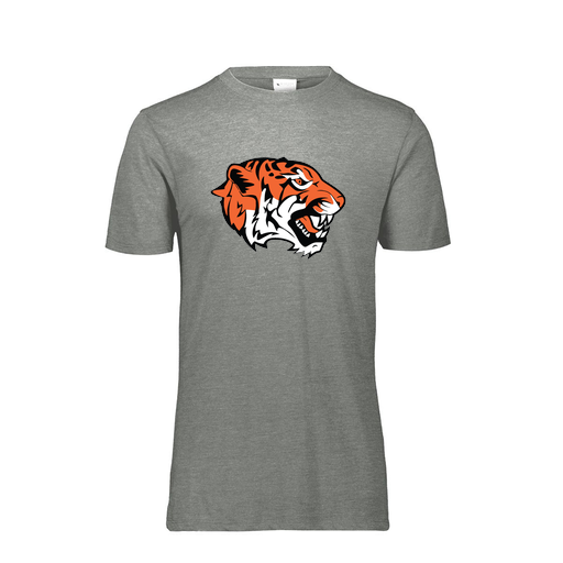 [FTSCUBGY-YS-LOGO1] Decker Youth Tri-Blend T-Shirt - Short Sleeve (Youth S, Gray, Logo 1)