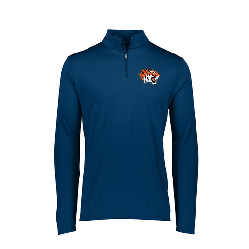 [FTLQFLNV-FAXS-LOGO1] Decker Women's Flex-Lite 1/4 Zip Shirt (Female Adult XS, Navy, Logo 1)