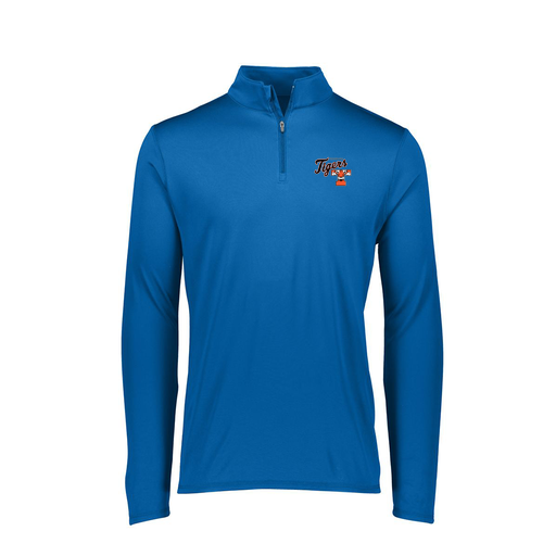 [2787.060.XS-LOGO2] Ladies Dri Fit 1/4 Zip Shirt (Female Adult XS, Royal, Logo 2)