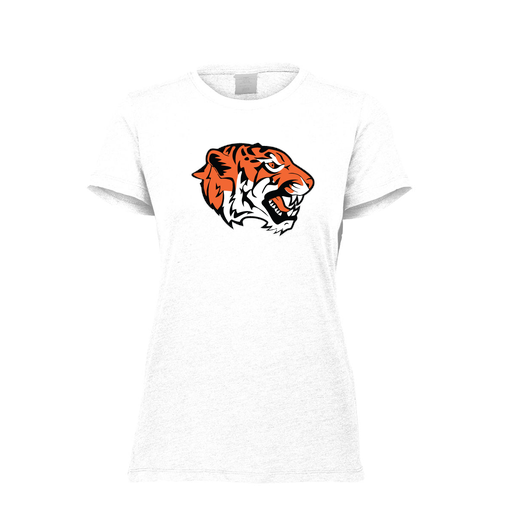 [FTSCUBWH-FAXS-LOGO1] Decker Women's Tri-Blend T-Shirt - Short Sleeve (Female Adult XS, White, Logo 1)