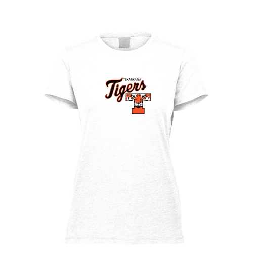 [FTSCUBWH-FAXS-LOGO2] Decker Women's Tri-Blend T-Shirt - Short Sleeve (Female Adult XS, White, Logo 2)