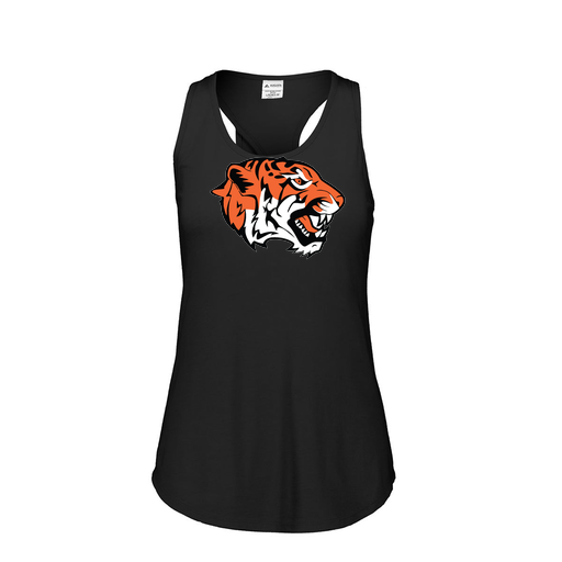 [3078.K94.S-LOGO1] Ladies Tri Blend Tank Top (Female Adult S, Black, Logo 1)