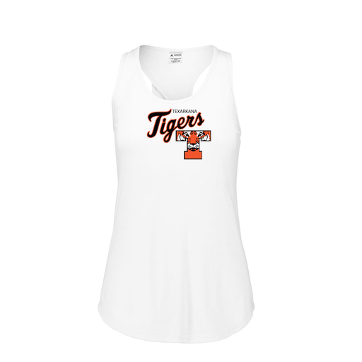 [3078.005.S-LOGO2] Ladies Tri Blend Tank Top (Female Adult S, White, Logo 2)