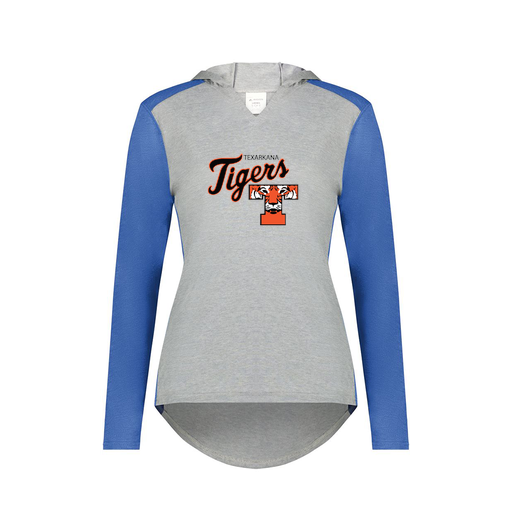 [6902.28V.XS-LOGO2] Ladies Vintage Hoodie (Female Adult XS, Royal, Logo 2)