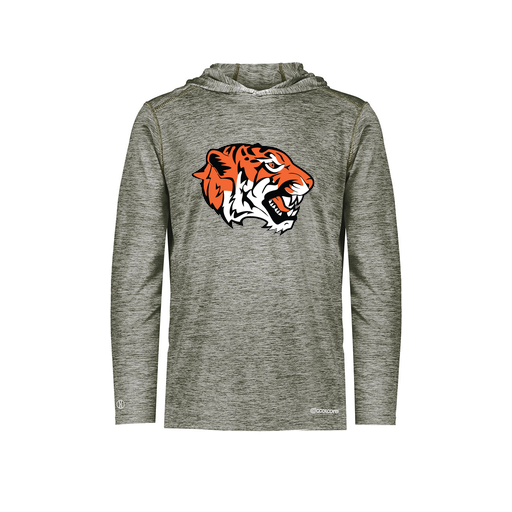 [FOLHCGGY-AS-LOGO1] Decker Men's Charge Hoodie (Adult S, Gray, Logo 1)