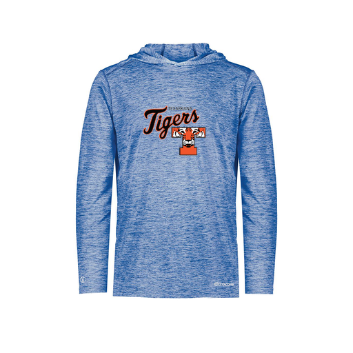 [FOLHCGRY-YS-LOGO2] Decker Youth Charge Hoodie (Youth S, Royal, Logo 2)