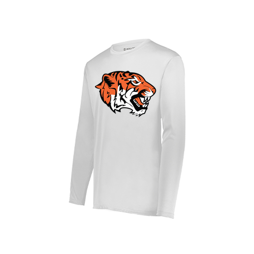 [222822.005.XS-LOGO1] Men's LS Smooth Sport Shirt (Adult XS, White, Logo 1)