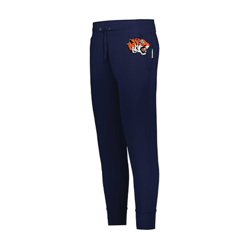 [222799.065.XS-LOGO1] LADIES VENTURA SOFT KNIT JOGGER (Female Adult XS, Navy, Logo 1)