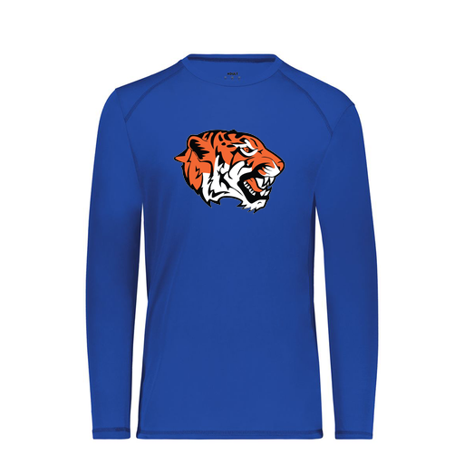 [6845.060.S-LOGO1] Men's SoftTouch Long Sleeve (Adult S, Royal, Logo 1)