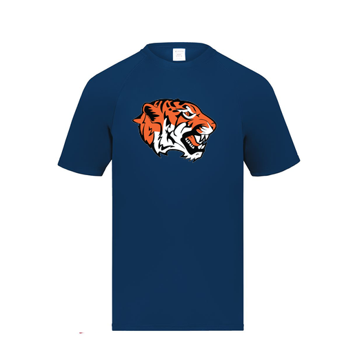 [2791.065.S-LOGO1] Youth Smooth Sport T-Shirt (Youth S, Navy, Logo 1)