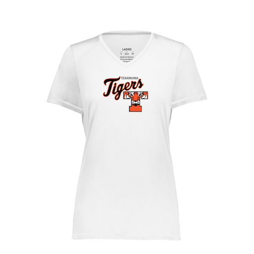 [6844.005.XS-LOGO2] Women's SoftTouch Short Sleeve (Female Adult XS, White, Logo 2)