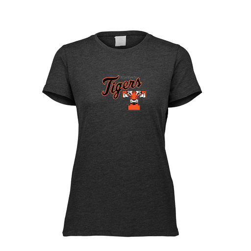[FTSCUBBK-FAXS-LOGO2] Decker Women's Tri-Blend T-Shirt - Short Sleeve (Female Adult XS, Black, Logo 2)