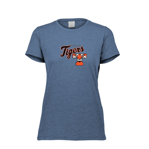 [FTSCUBNV-FAXS-LOGO2] Decker Women's Tri-Blend T-Shirt - Short Sleeve (Female Adult XS, Navy, Logo 2)