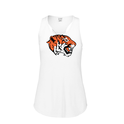 [3078.005.S-LOGO1] Ladies Tri Blend Tank Top (Female Adult S, White, Logo 1)