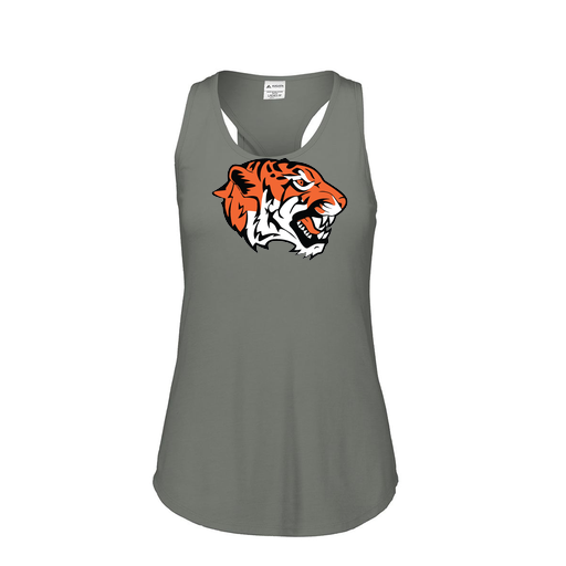 [3078.013.S-LOGO1] Ladies Tri Blend Tank Top (Female Adult S, Gray, Logo 1)