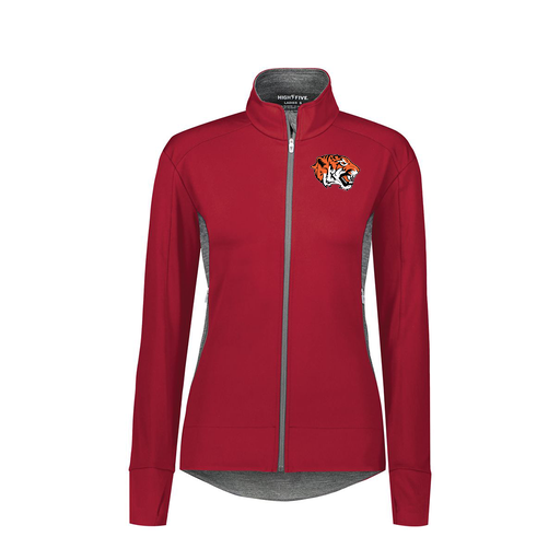 [371263.H72.S-LOGO1] Girls FreeForm Jacket (Female Youth S, Red, Logo 1)