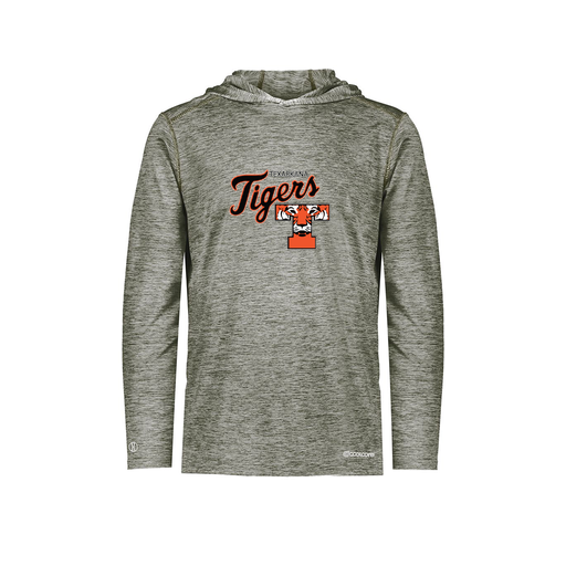 [FOLHCGGY-AS-LOGO2] Decker Men's Charge Hoodie (Adult S, Gray, Logo 2)