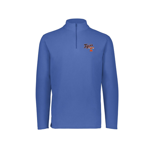 [6863.060.XS-LOGO2] Men's MicroFleece 1/4 Zip Pullover (Adult XS, Royal, Logo 2)