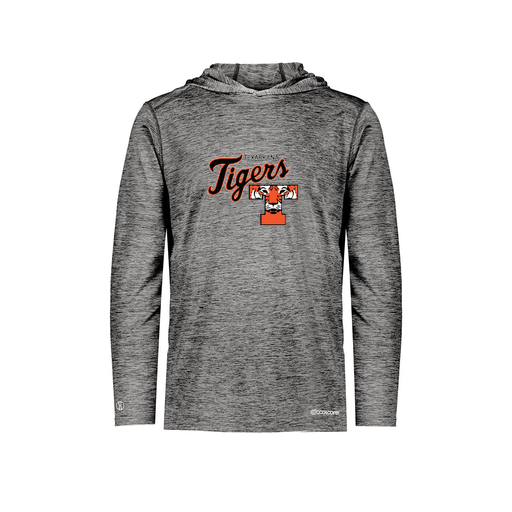 [FOLHCGBK-YS-LOGO2] Decker Youth Charge Hoodie (Youth S, Black, Logo 2)