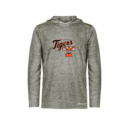 [FOLHCGGY-YS-LOGO2] Decker Youth Charge Hoodie (Youth S, Gray, Logo 2)