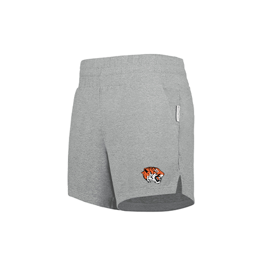 [223704.013.XS-LOGO1] LADIES VENTURA SOFT KNIT SHORTS (Female Adult XS, Silver, Logo 1)